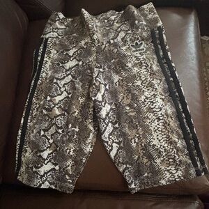 Adidas Snake Print biker shorts s